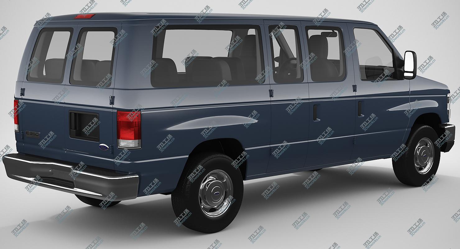 images/goods_img/202104022/Ford E-Series E-350 Passenger Van with Interior 3D/5.jpg